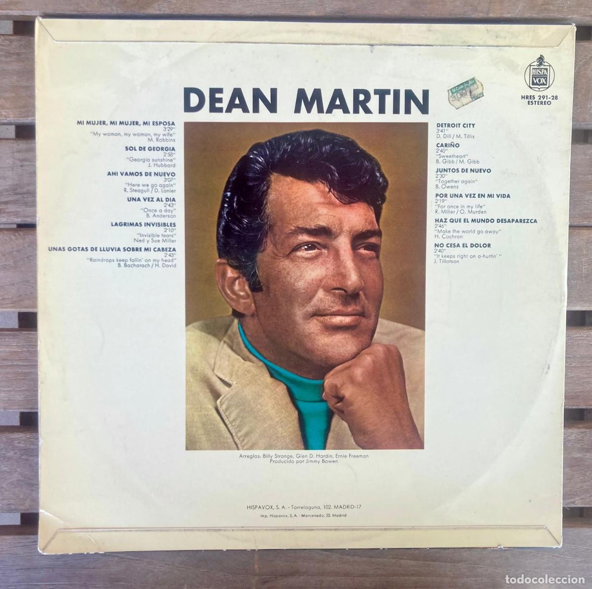 Discos de vinilo: DEAN MARTIN - DEAN MARTIN - Foto 2