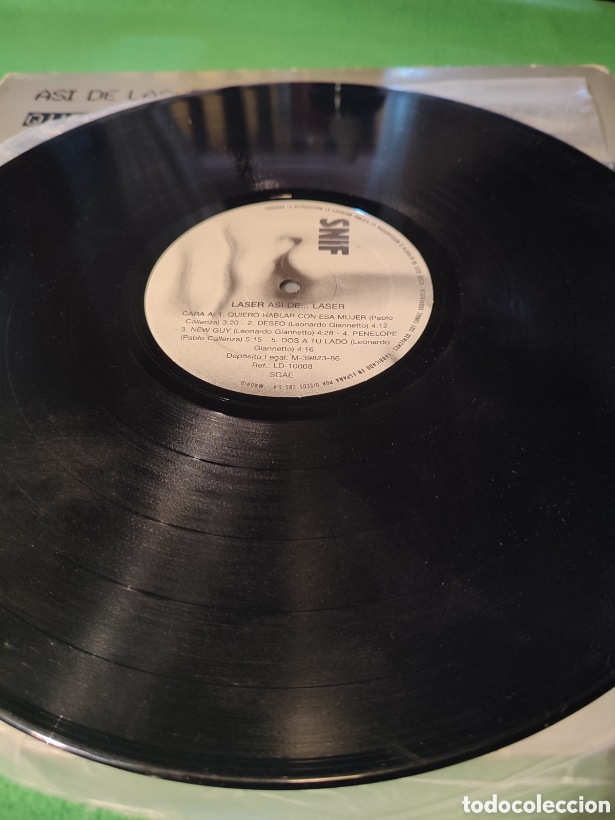 Discos de vinilo: Laser - As&iacute; de L&aacute;ser edici&oacute;n 1986 - Foto 3