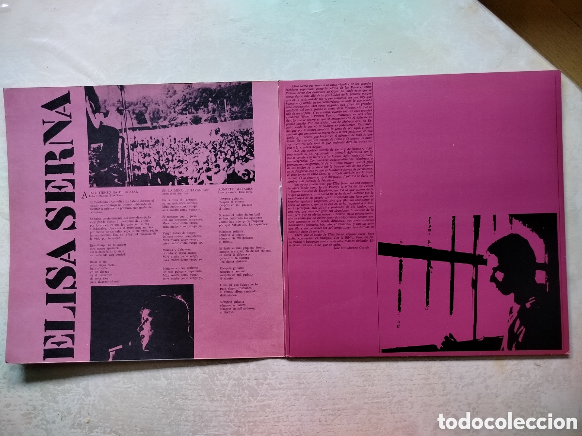 Discos de vinilo: Elisa Serna LP 1974. - Foto 3