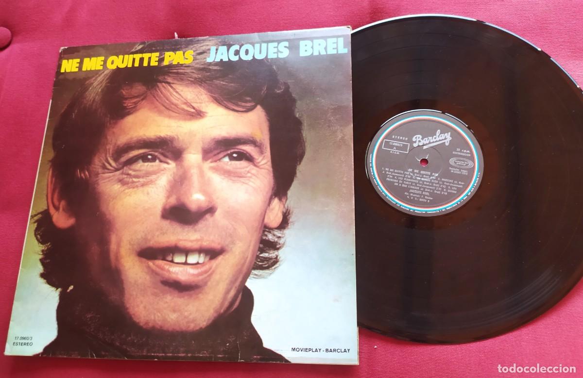 Discos de vinilo: LP JACQUES BREL: Ne me quitte pas 1972 - Foto 1