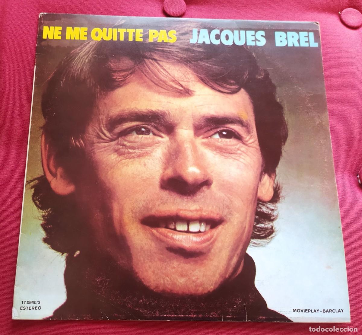 Discos de vinilo: LP JACQUES BREL: Ne me quitte pas 1972 - Foto 2