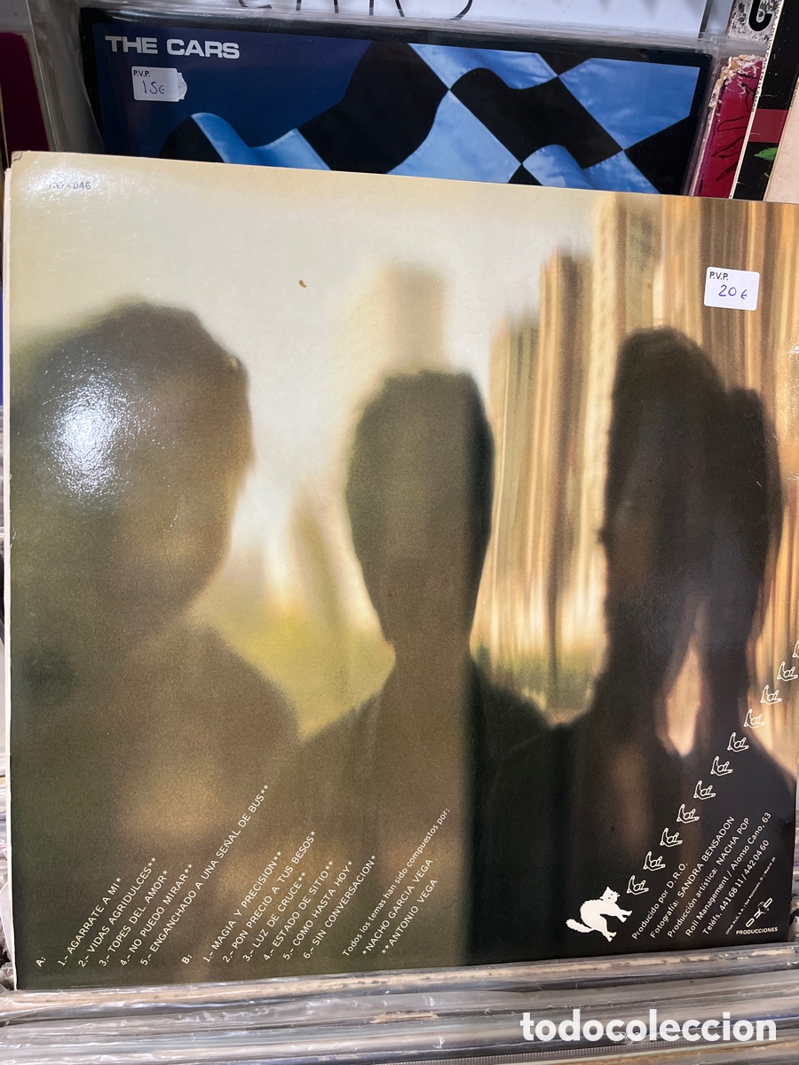 Discos de vinilo: nacha pop m&aacute;s n&uacute;meros otras letras - Foto 2