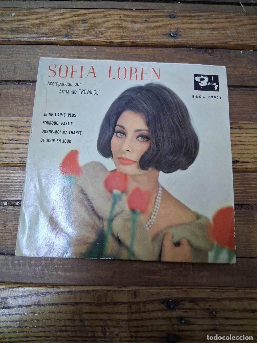 Discos de vinilo: Disco de vinilo Sof&iacute;a Loren Armando Trovajoli - Foto 1