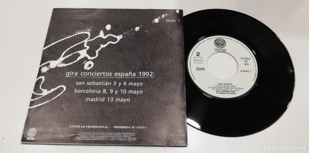 Discos de vinilo: SCO99-Dire Straits - The Bug (7&rdquo;, Single, Promo) - Foto 2