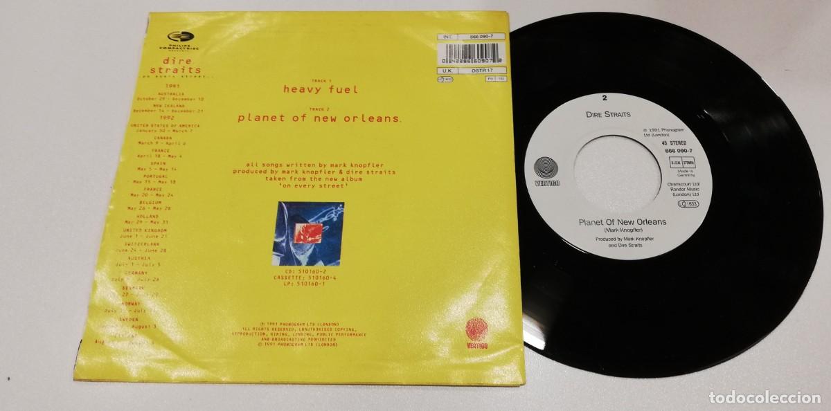 Discos de vinilo: SCO99-Dire Straits - Heavy Fuel (7&rdquo;, Single) - Foto 2