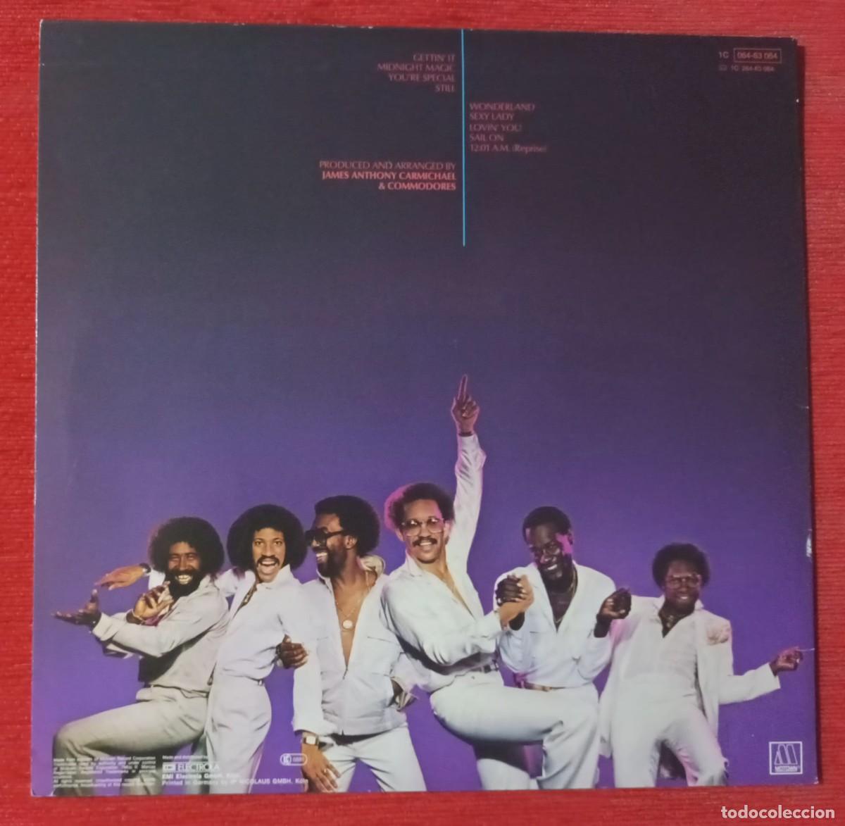 Discos de vinilo: COMMODORES - MIDNIGHT MAGIC - LP - Foto 2