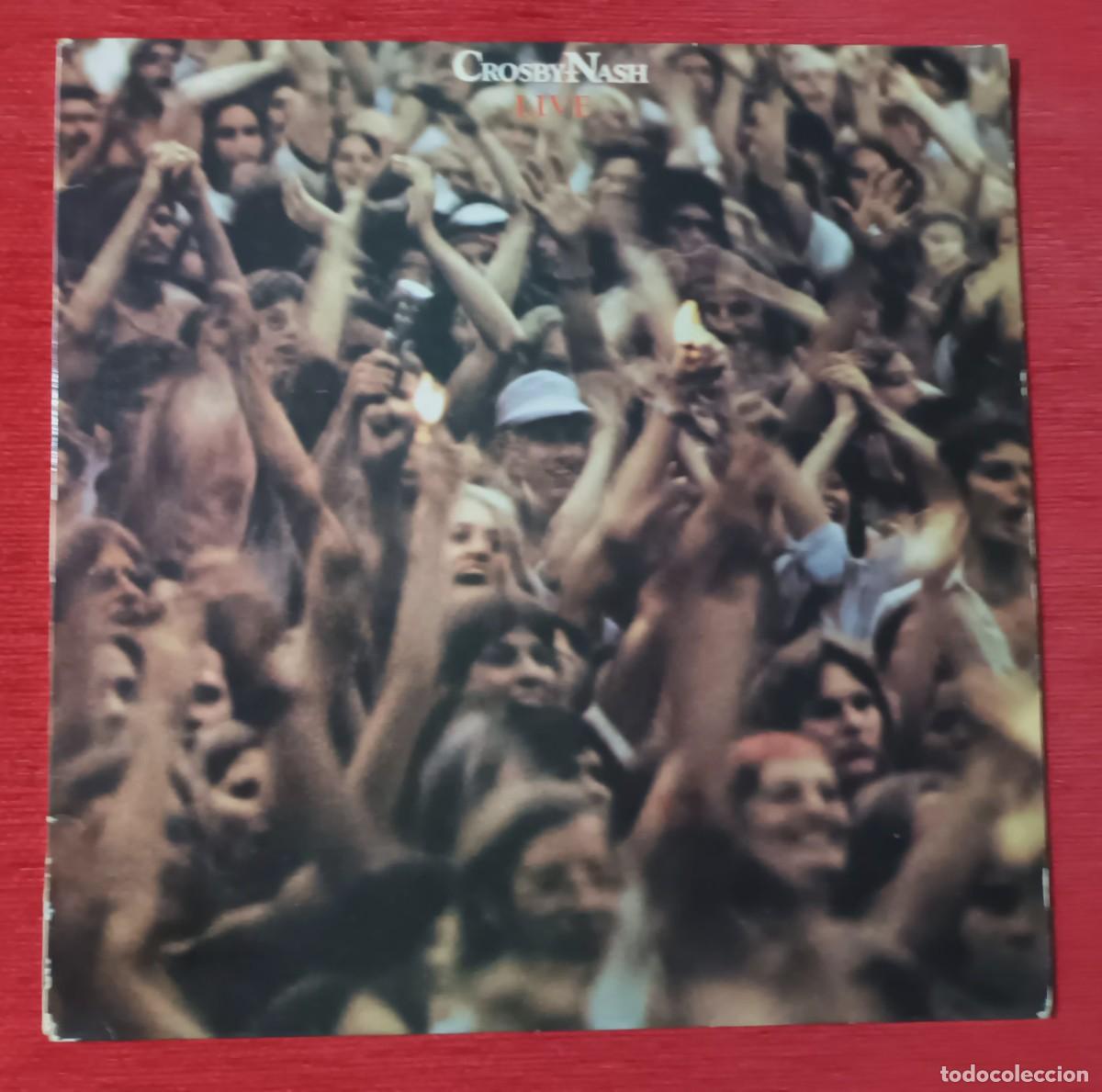 Discos de vinilo: CROSBY & NASH - CROSBY & NASH LIVE - LP. - Foto 1