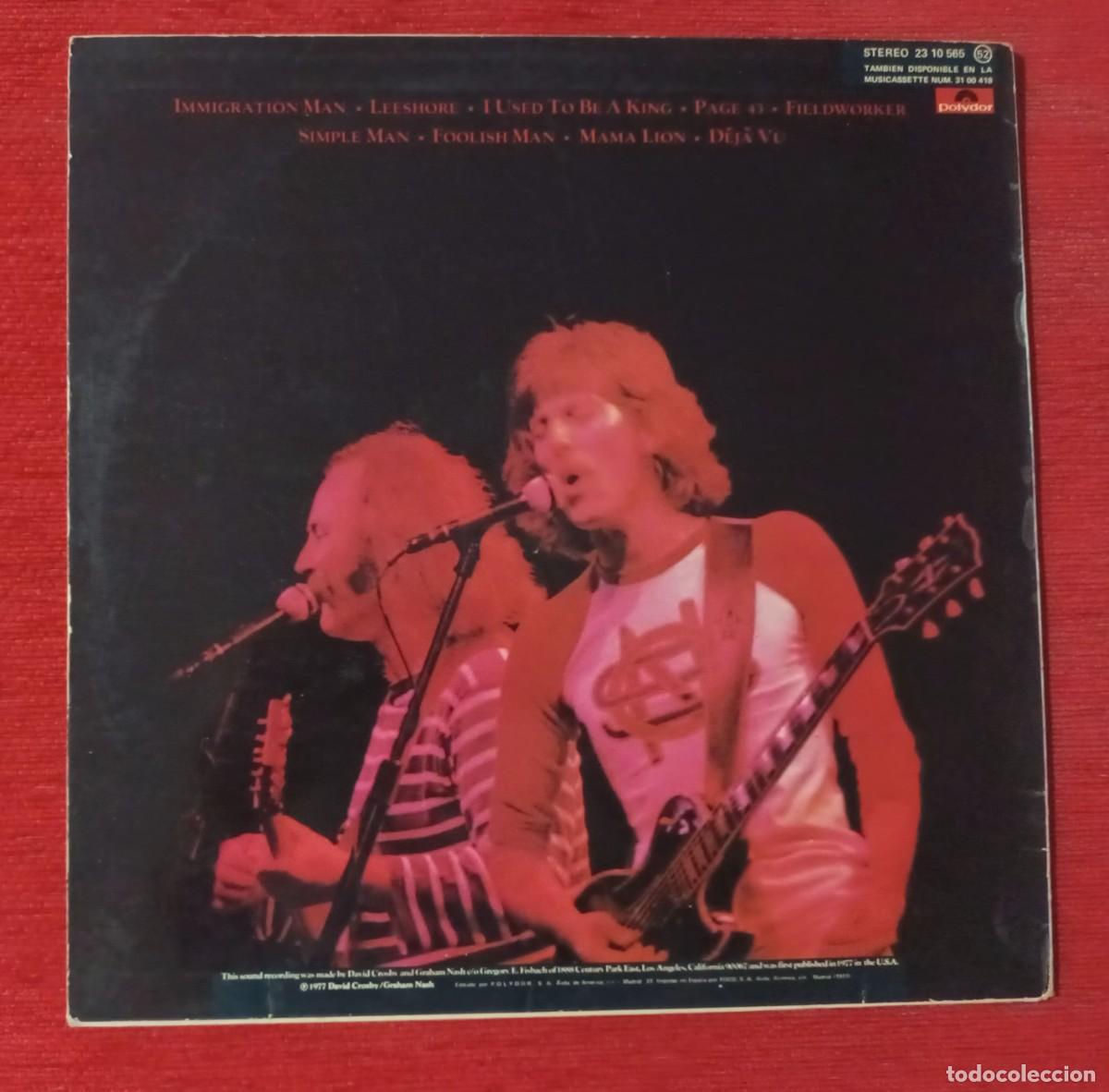 Discos de vinilo: CROSBY & NASH - CROSBY & NASH LIVE - LP. - Foto 2