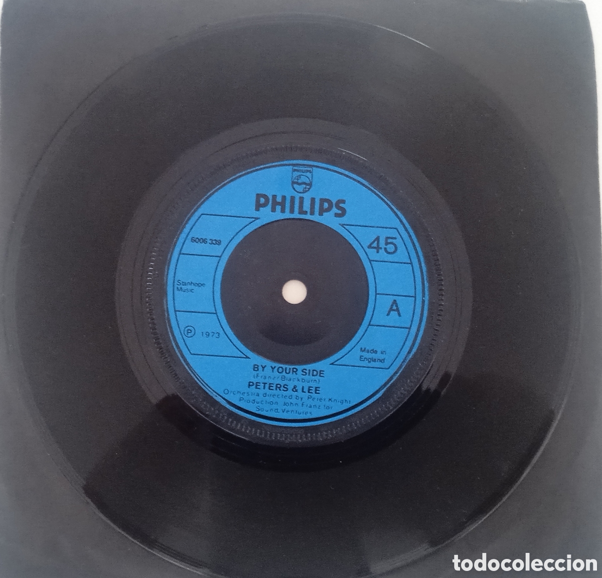 Discos de vinilo: PETERS & LEE - By your side (1973) single - Foto 3