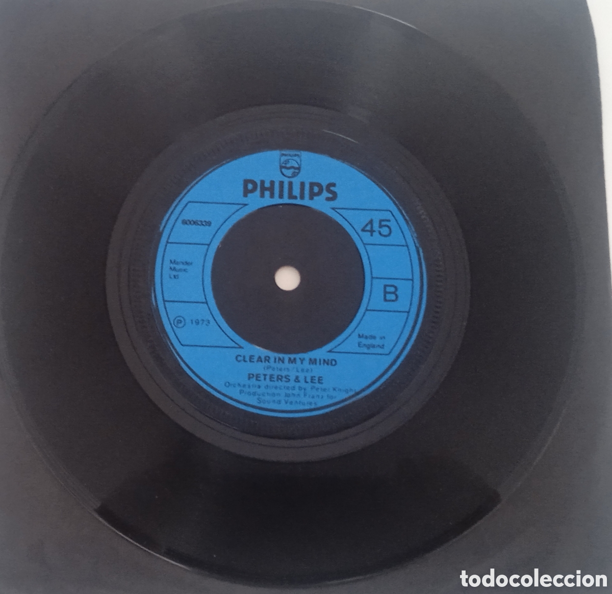 Discos de vinilo: PETERS & LEE - By your side (1973) single - Foto 4