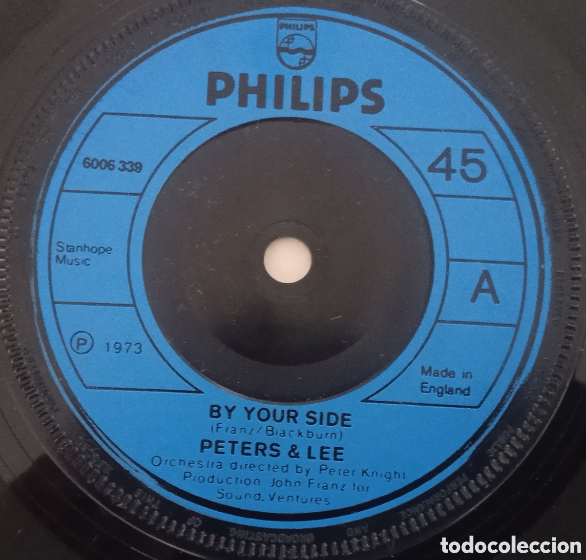 Discos de vinilo: PETERS & LEE - By your side (1973) single - Foto 1
