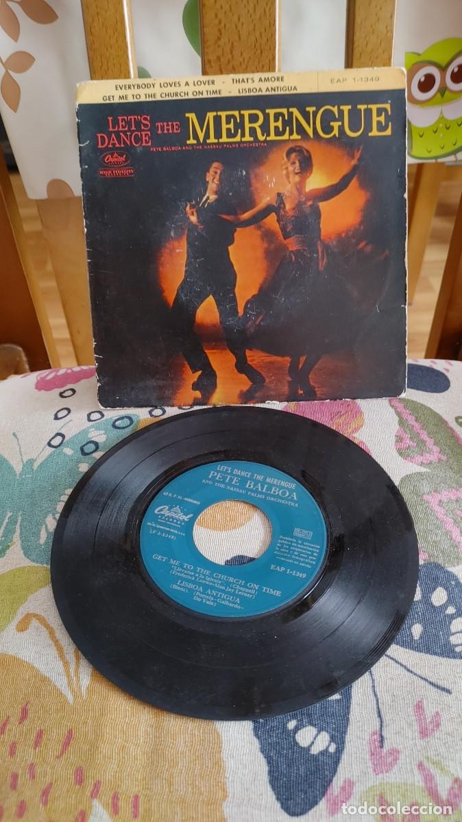 Discos de vinilo: PETE BALBOA-EP LET&acute;S DANCE THE MERENGUE - Foto 1