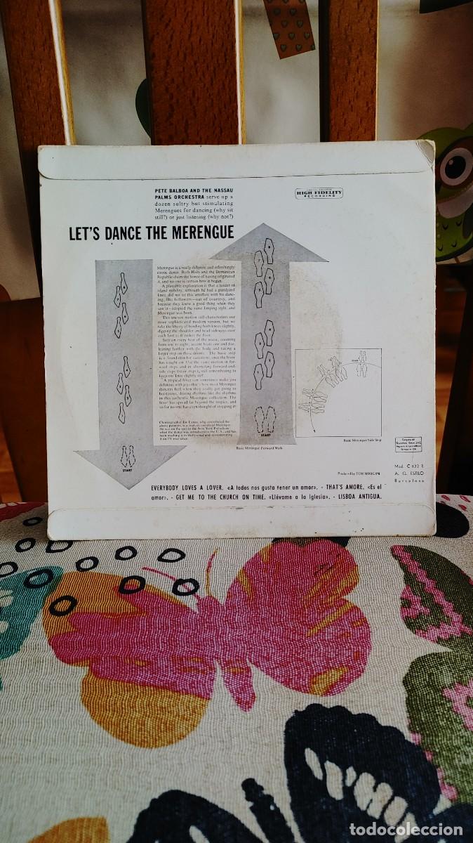 Discos de vinilo: PETE BALBOA-EP LET&acute;S DANCE THE MERENGUE - Foto 2