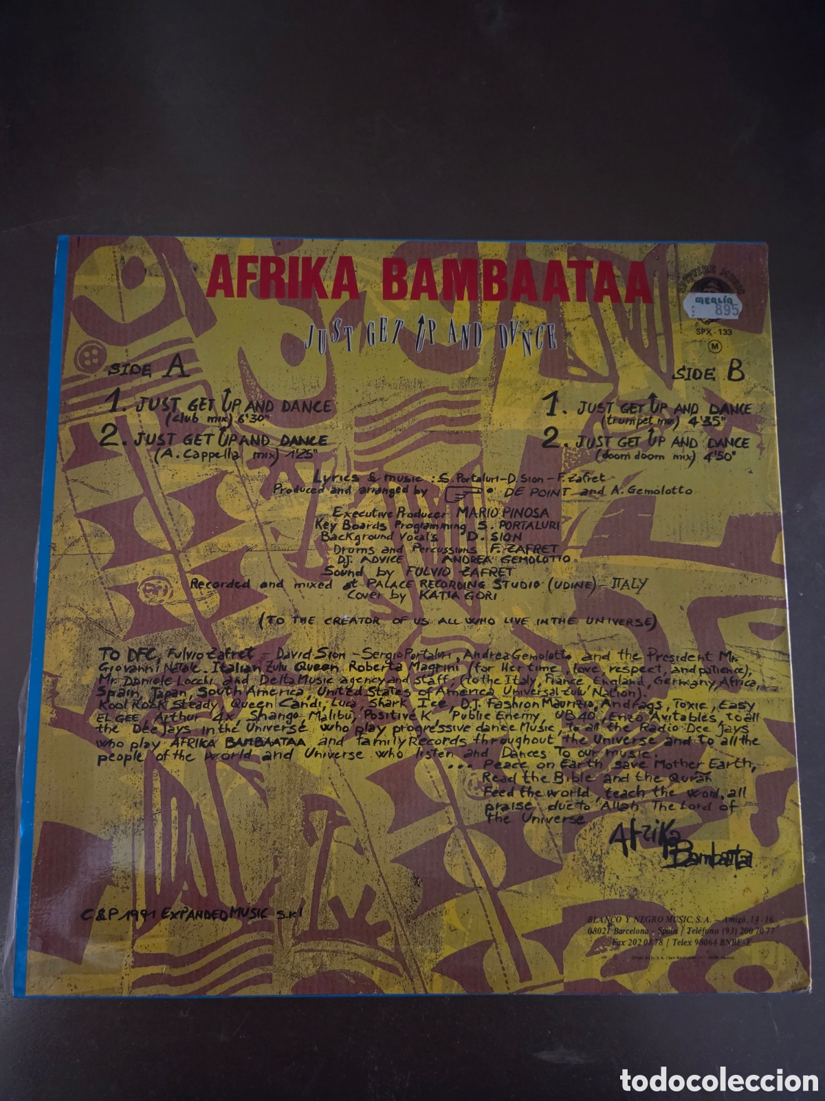 Discos de vinilo: Africa Bambaata , dance - Foto 2