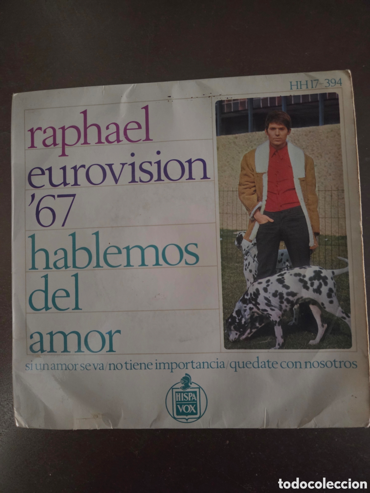 Discos de vinilo: Raphael , hablemos del amor , single - Foto 1