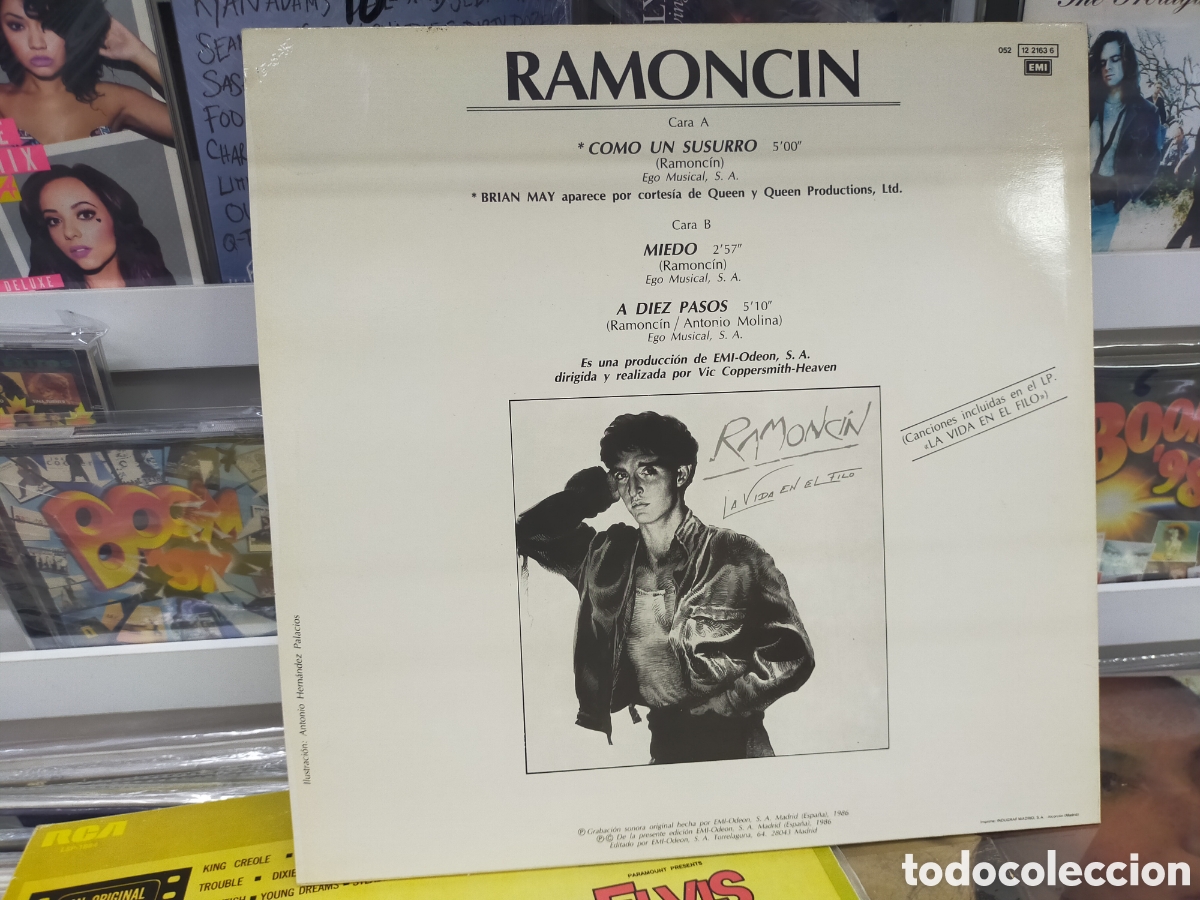 Discos de vinilo: Ramoncin maxi como un susurro 1986 - Foto 2