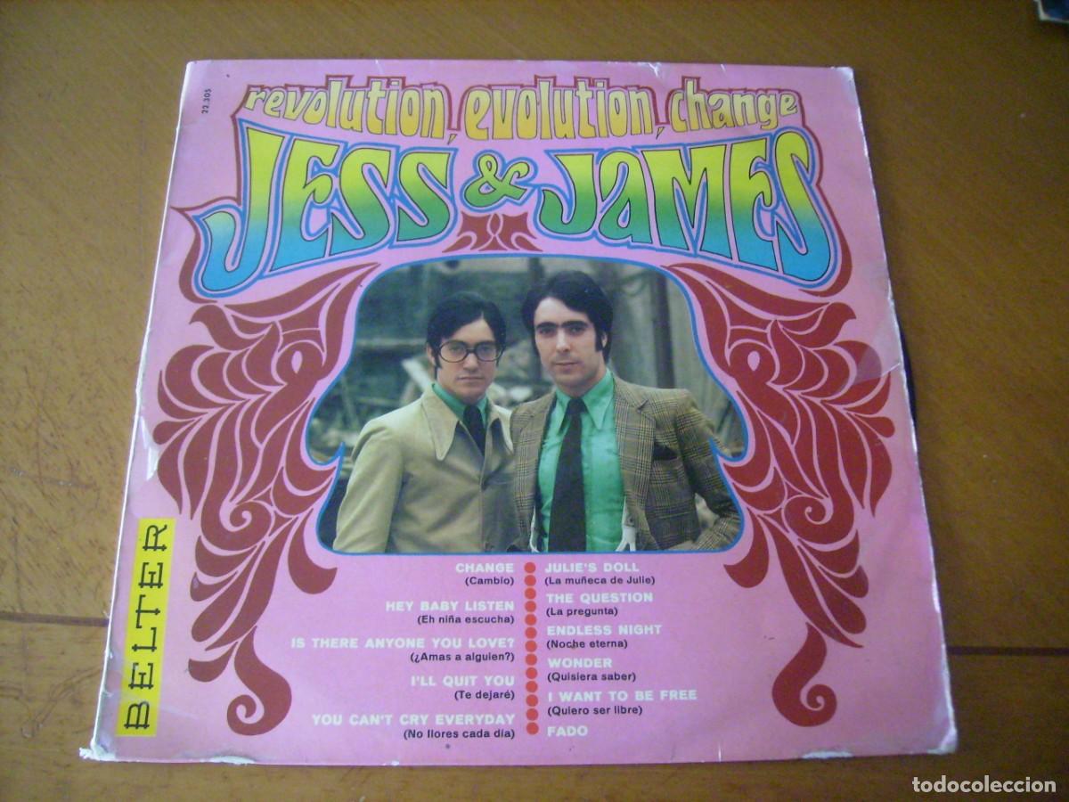 Discos de vinilo: LP : JESS & JAMES - REVOLUTION EVOLUTION CHANGE - ED SPAIN 1969 - Foto 1