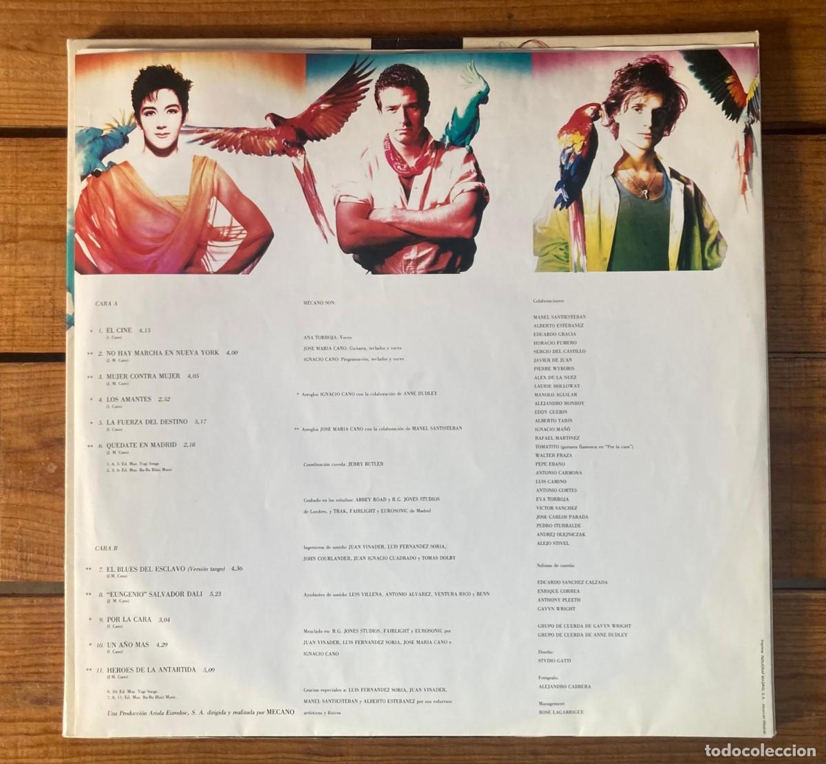 Discos de vinilo: MECANO - DESCANSO DOMINICAL - Foto 5