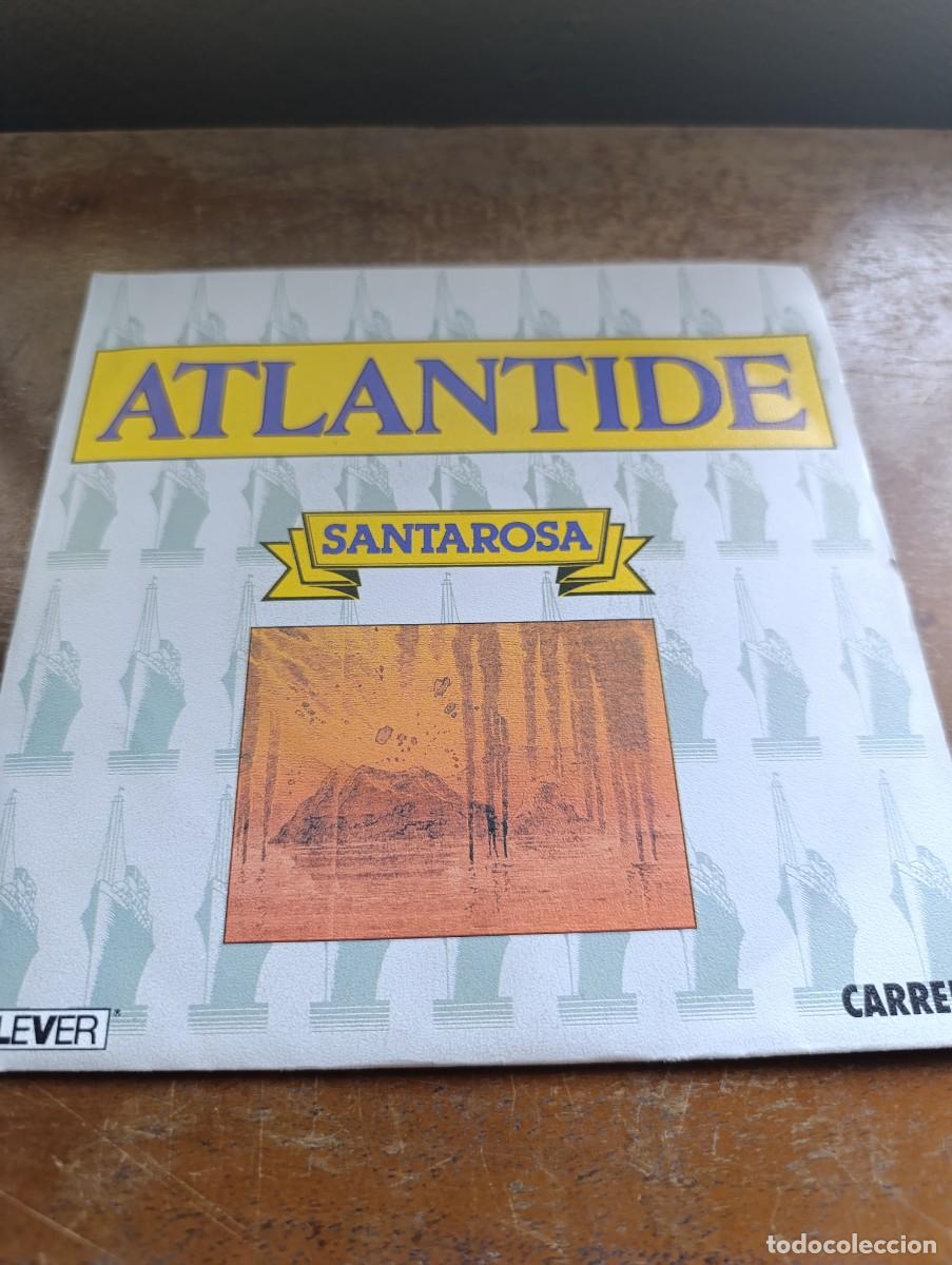 Discos de vinilo: Disco de vinilo single Santarosa &ndash; Atlantide - Foto 2