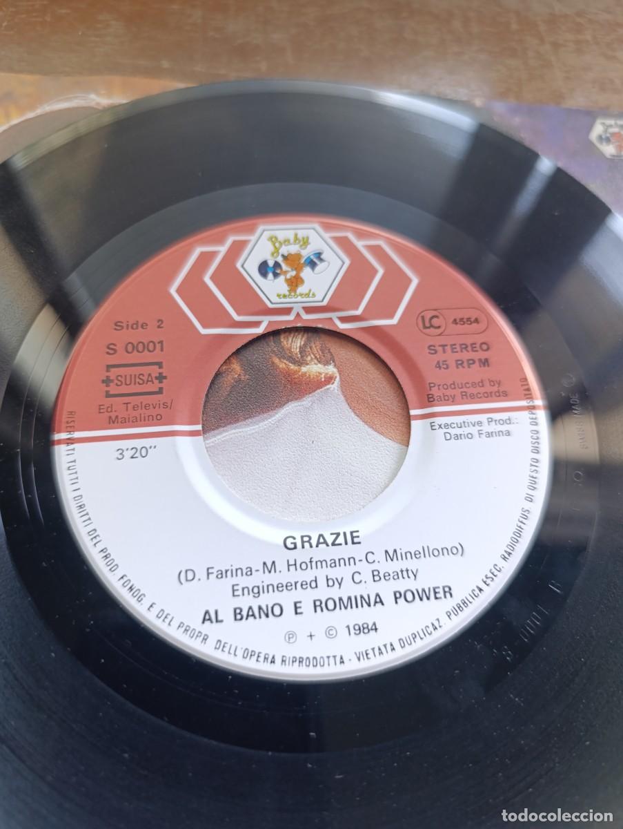 Discos de vinilo: Disco de vinilo single Al Bano Romina Power &ndash; Canzone Blu - Foto 6
