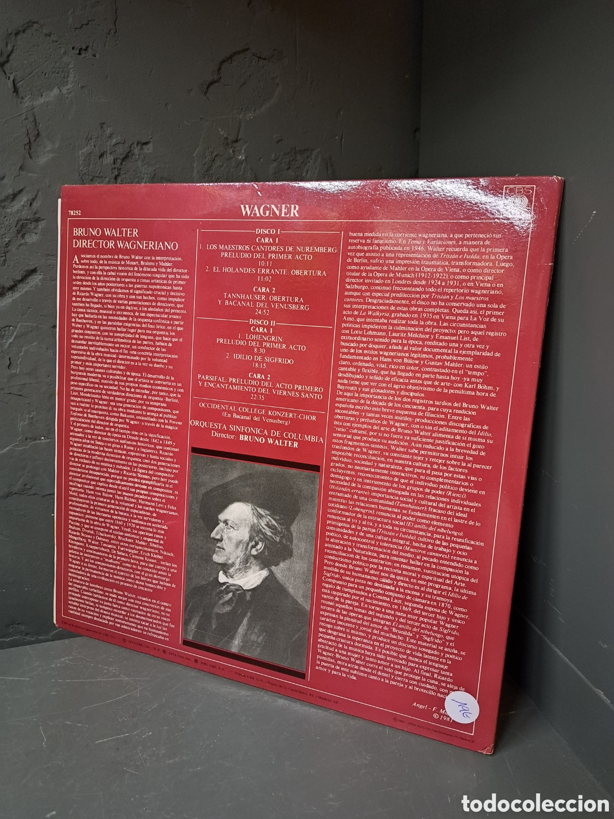 Discos de vinilo: Wagner. Preludios y Oberturas - Foto 2