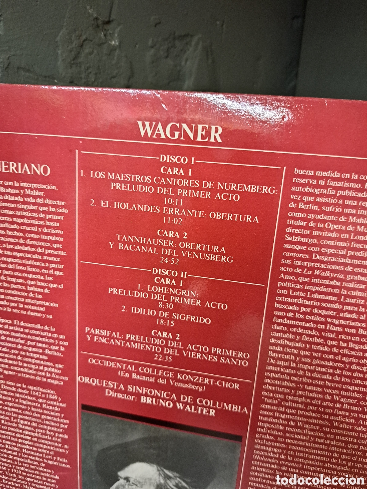 Discos de vinilo: Wagner. Preludios y Oberturas - Foto 3