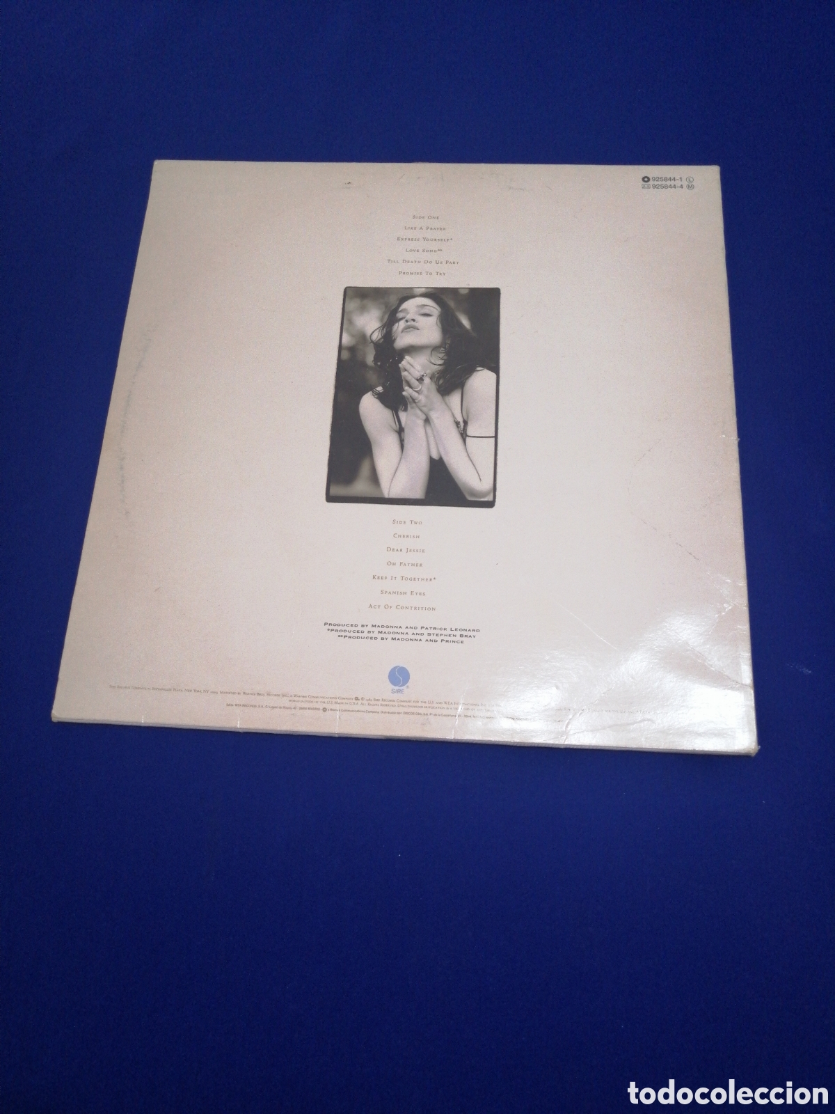 Discos de vinilo: MADONNA LIKE PRAYER - 1989 SIRE - Foto 2