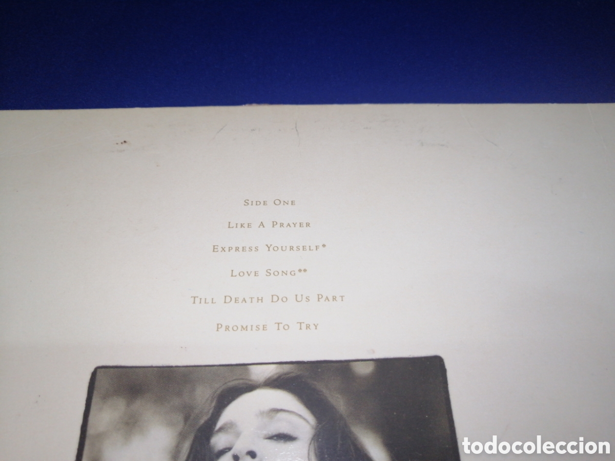 Discos de vinilo: MADONNA LIKE PRAYER - 1989 SIRE - Foto 4