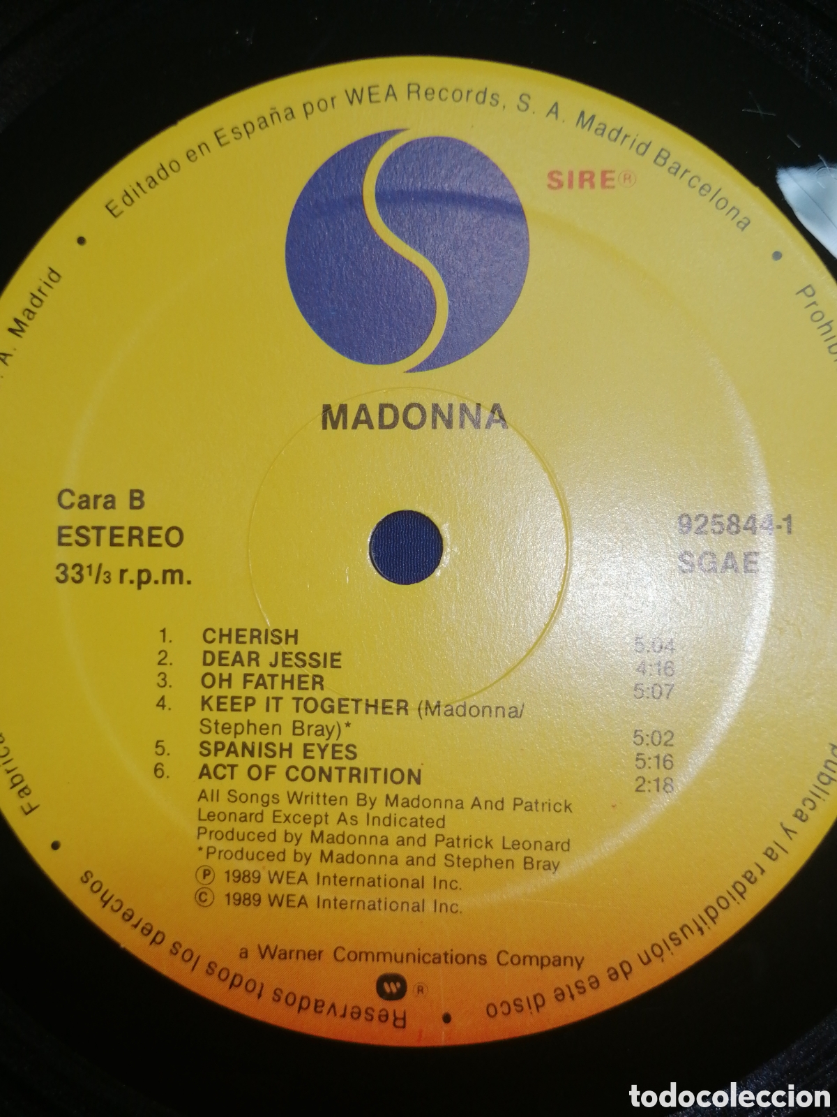 Discos de vinilo: MADONNA LIKE PRAYER - 1989 SIRE - Foto 9