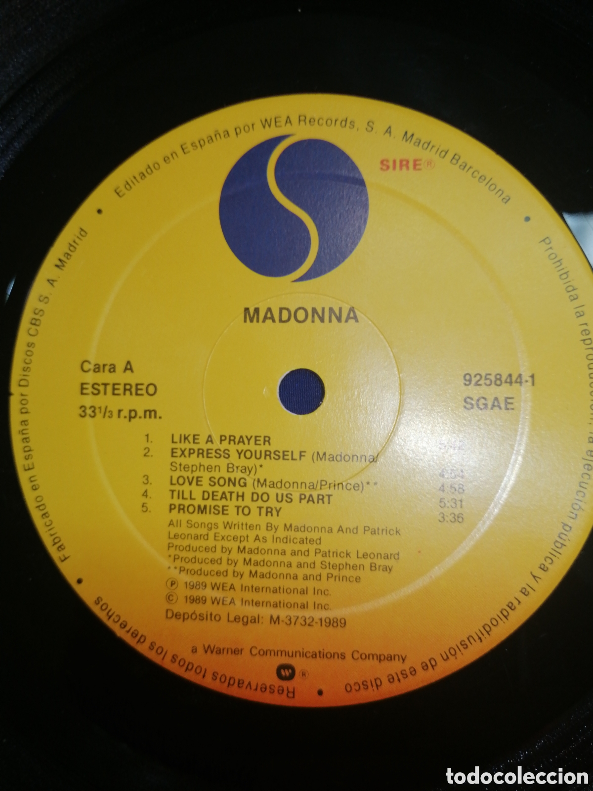 Discos de vinilo: MADONNA LIKE PRAYER - 1989 SIRE - Foto 11