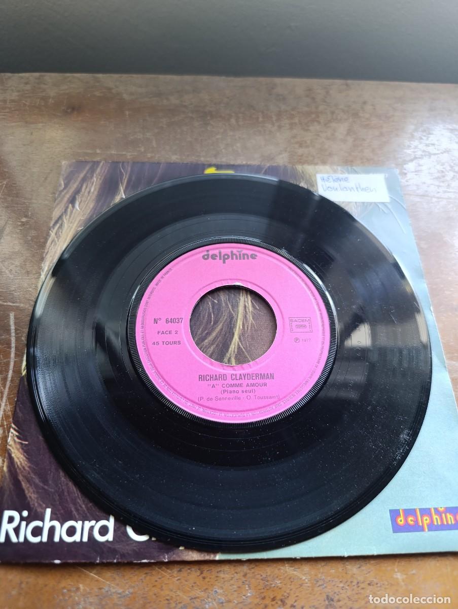 Discos de vinilo: Disco de vinilo single Richard Clayderman &ndash; A Comme Amour - Foto 7