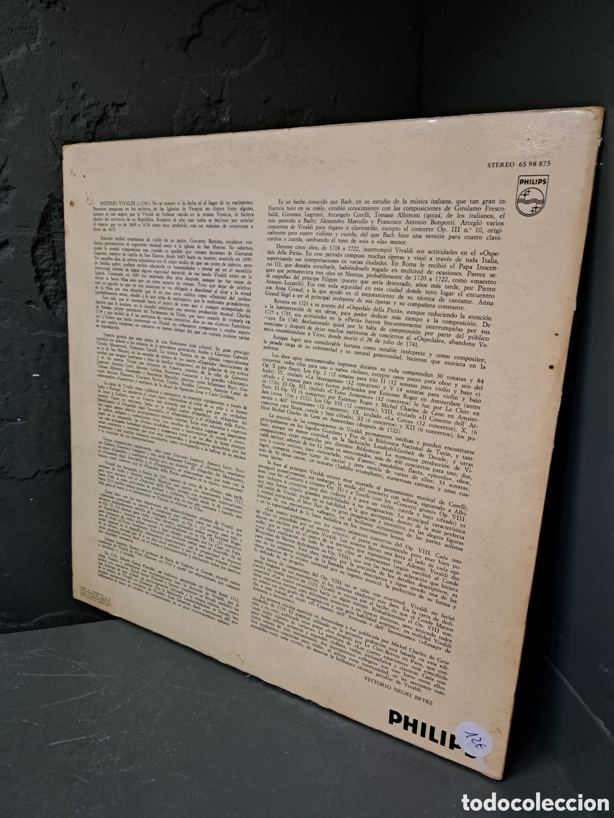 Discos de vinilo: Vivaldi. Las cuatro estaciones - Foto 2