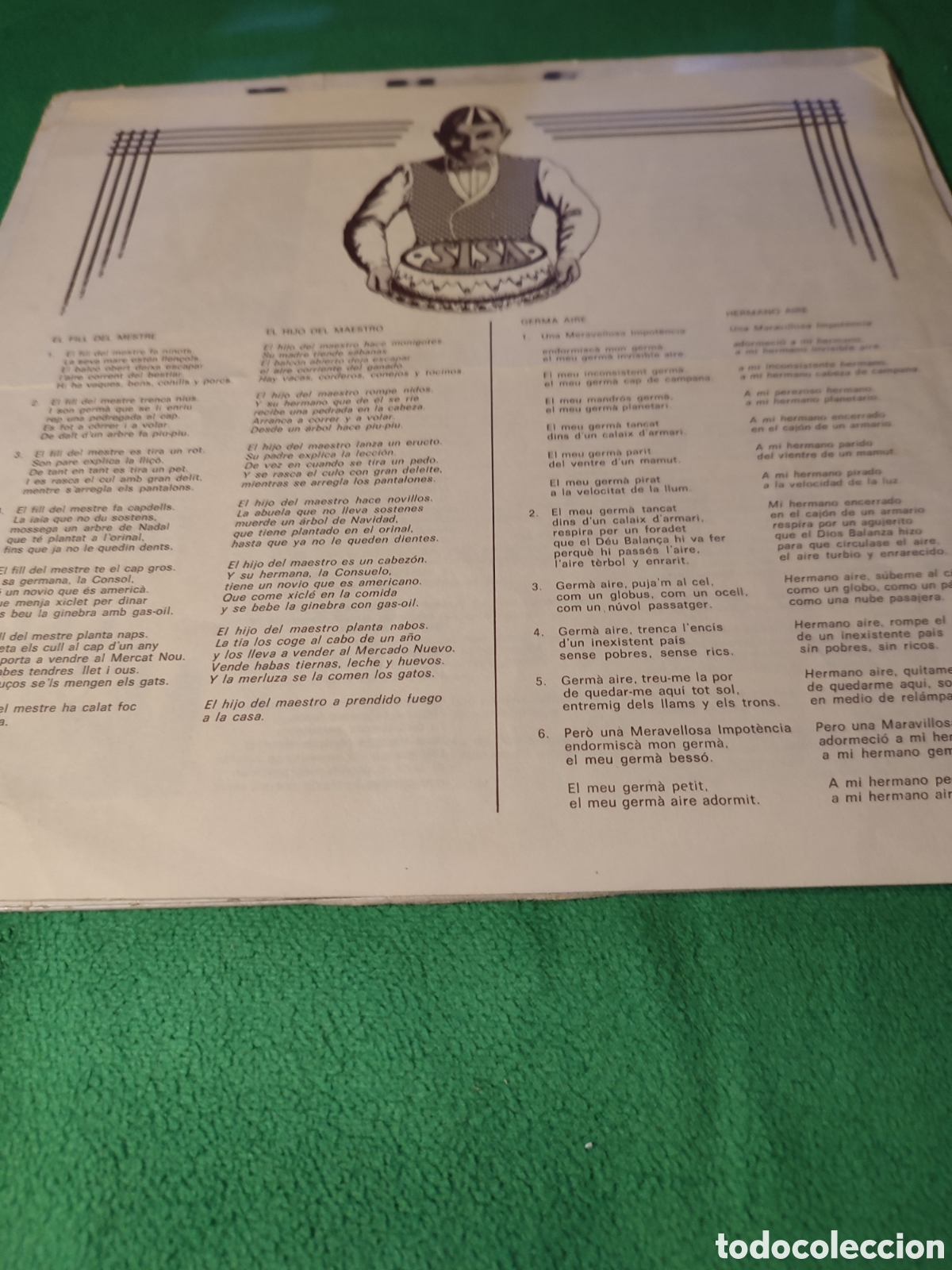 Discos de vinilo: Sisa - Qualsevol nit pot sortir el sol - Foto 2