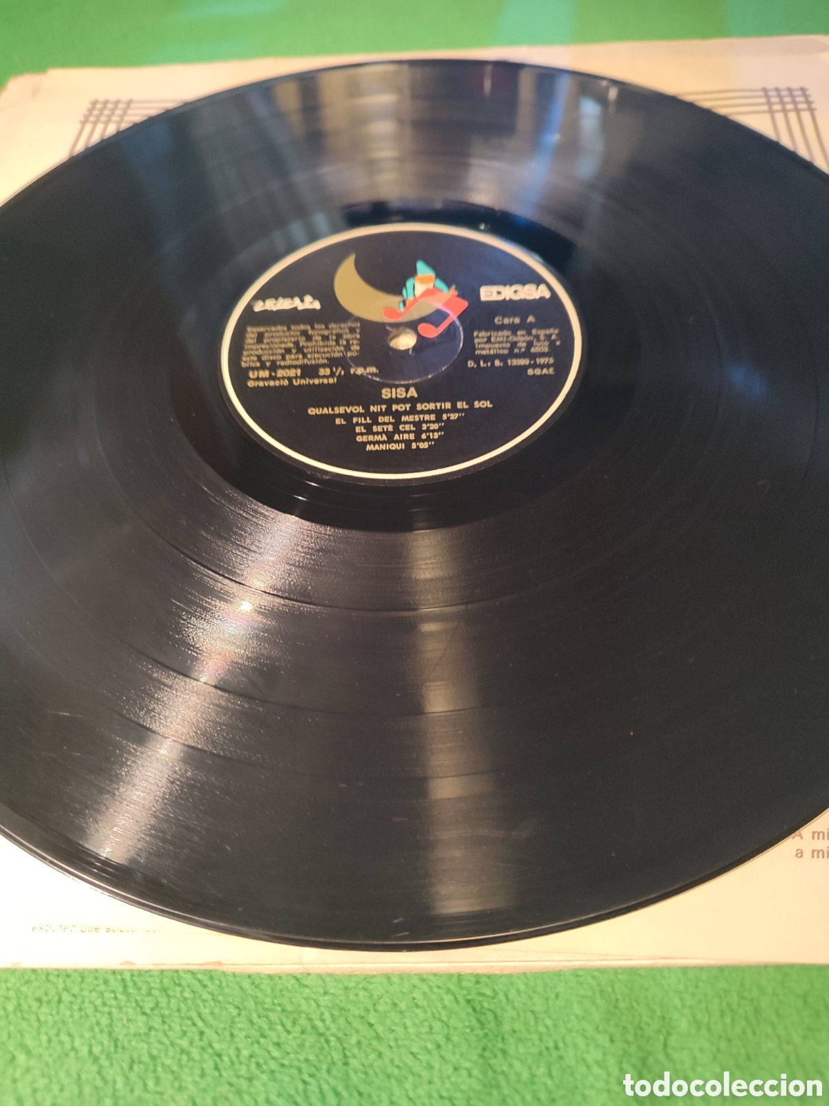 Discos de vinilo: Sisa - Qualsevol nit pot sortir el sol - Foto 3