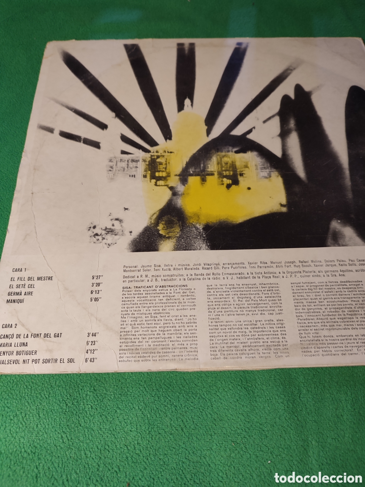 Discos de vinilo: Sisa - Qualsevol nit pot sortir el sol - Foto 4