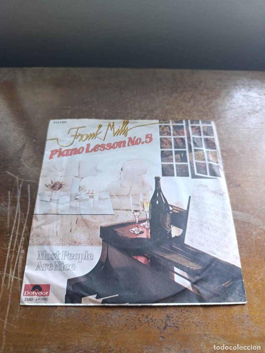 Discos de vinilo: Disco de vinilo single Frank Mills &ndash; Piano Lesson No. 5 - Foto 1