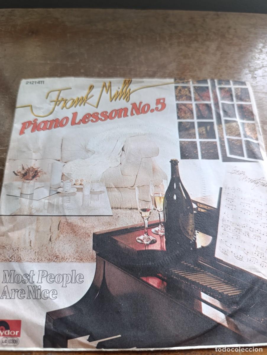 Discos de vinilo: Disco de vinilo single Frank Mills &ndash; Piano Lesson No. 5 - Foto 2