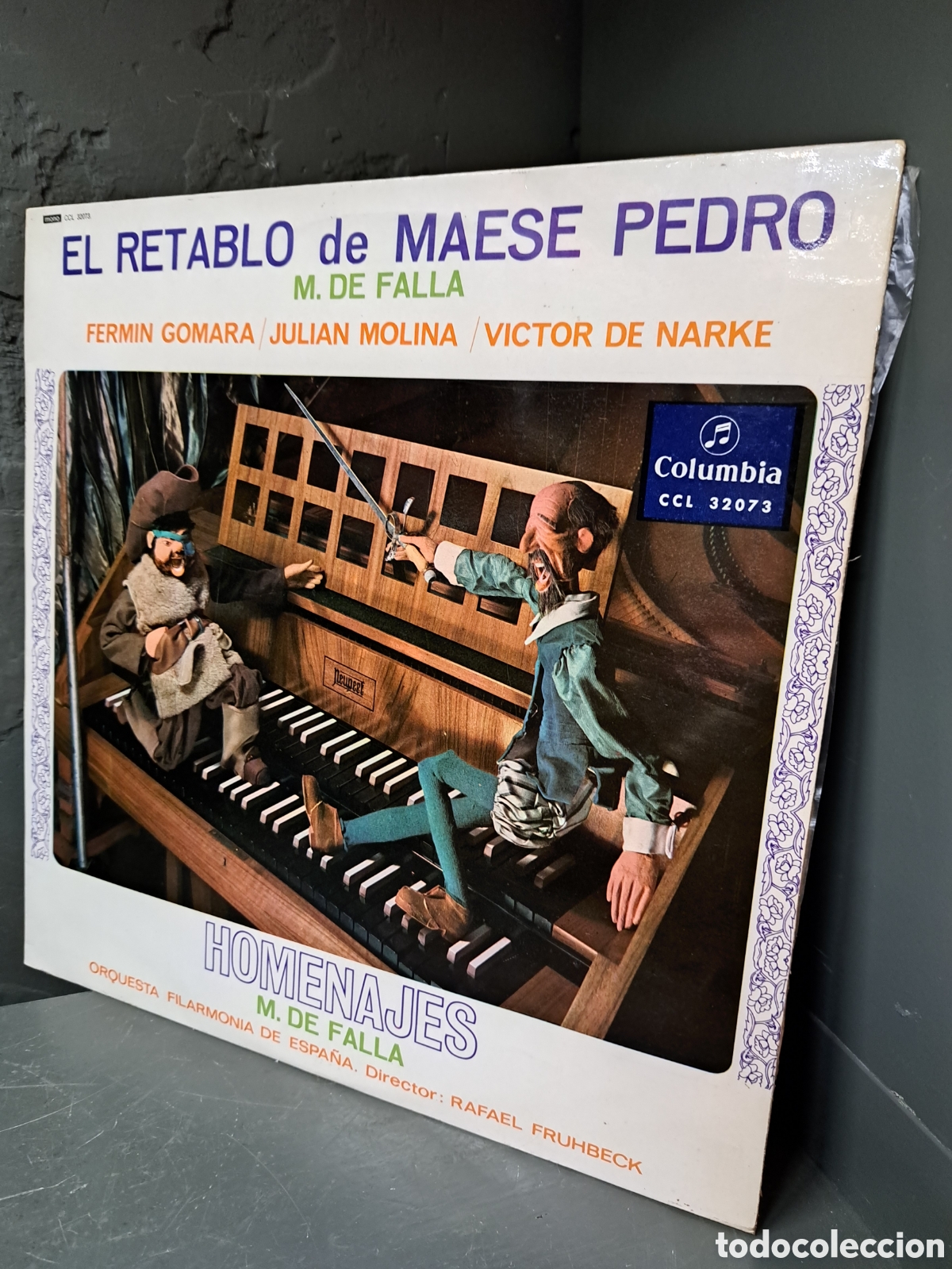 Discos de vinilo: Manuel de Falla. El retablo de Maese Pedro - Foto 1