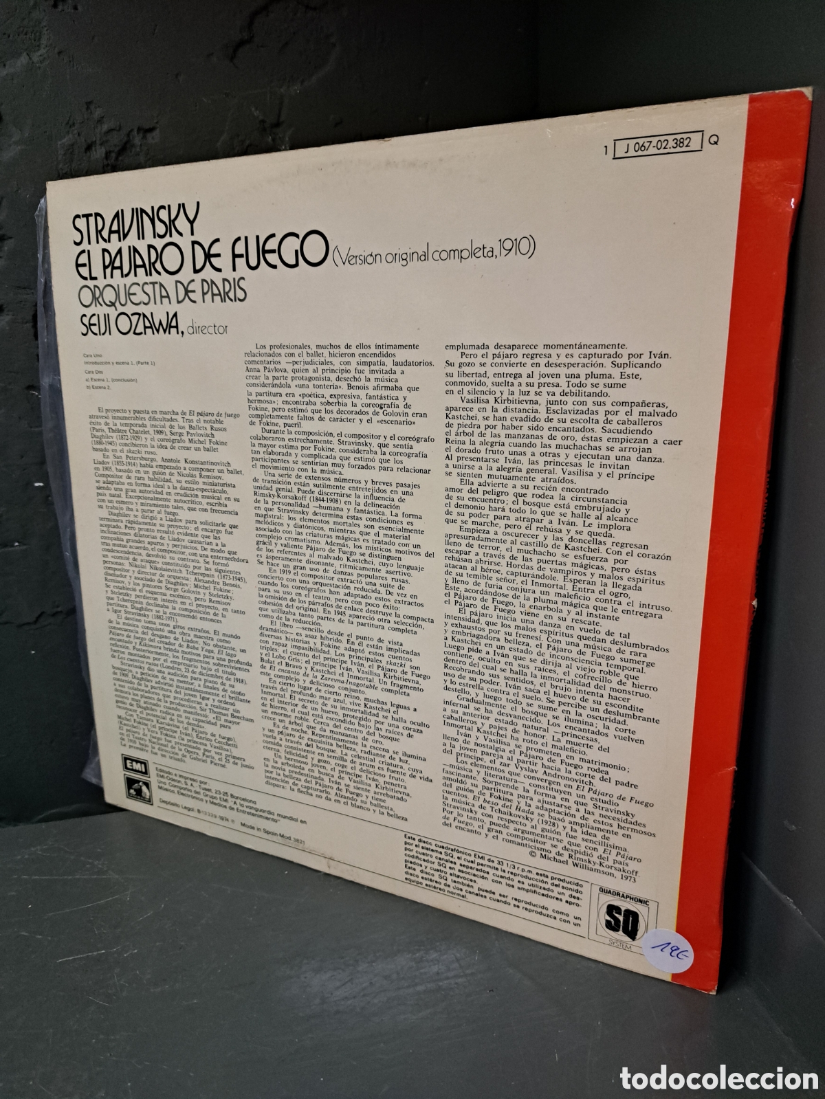 Discos de vinilo: Stravinsky. El p&aacute;jaro de fuego - Foto 2