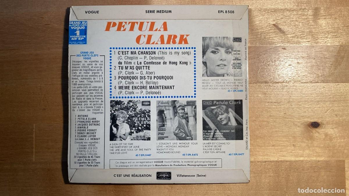 Discos de vinilo: Petula Clark &ndash; Cest Ma Chanson - Foto 4