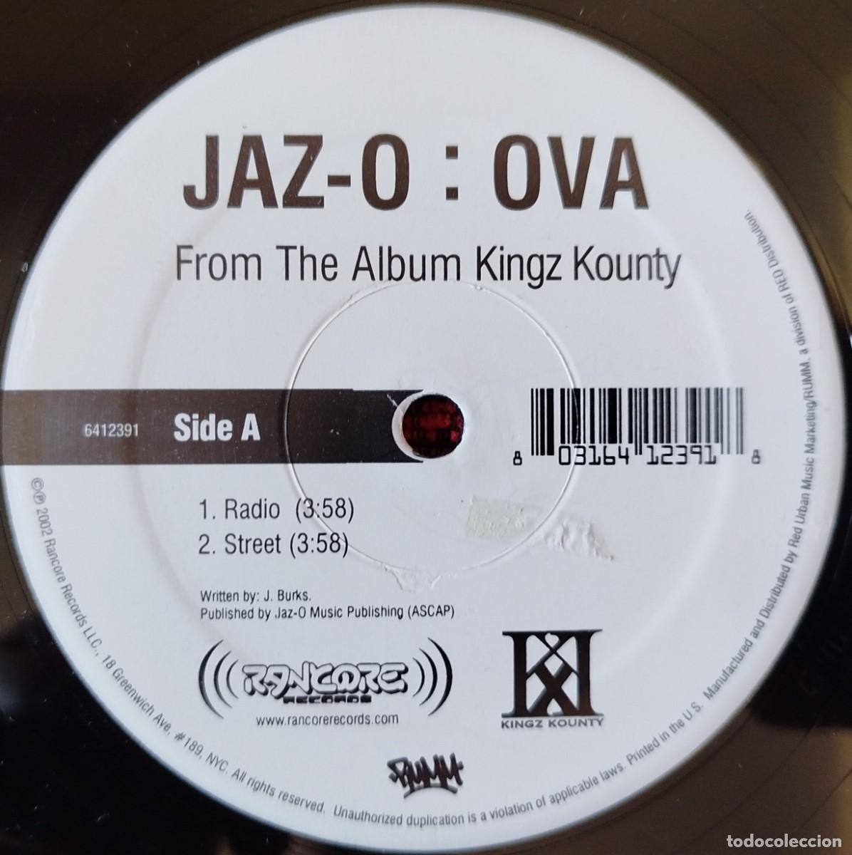 Discos de vinilo: JAZ-O ** Ova ** MAXI SINGLE VINILO 2002 USA - Foto 1