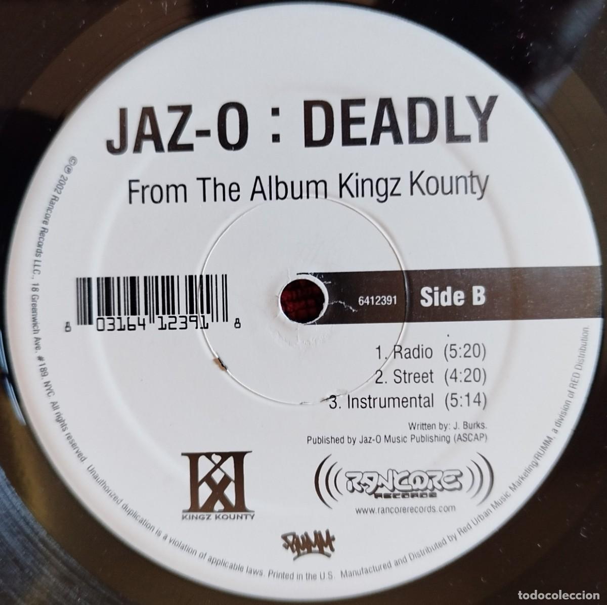 Discos de vinilo: JAZ-O ** Ova ** MAXI SINGLE VINILO 2002 USA - Foto 2