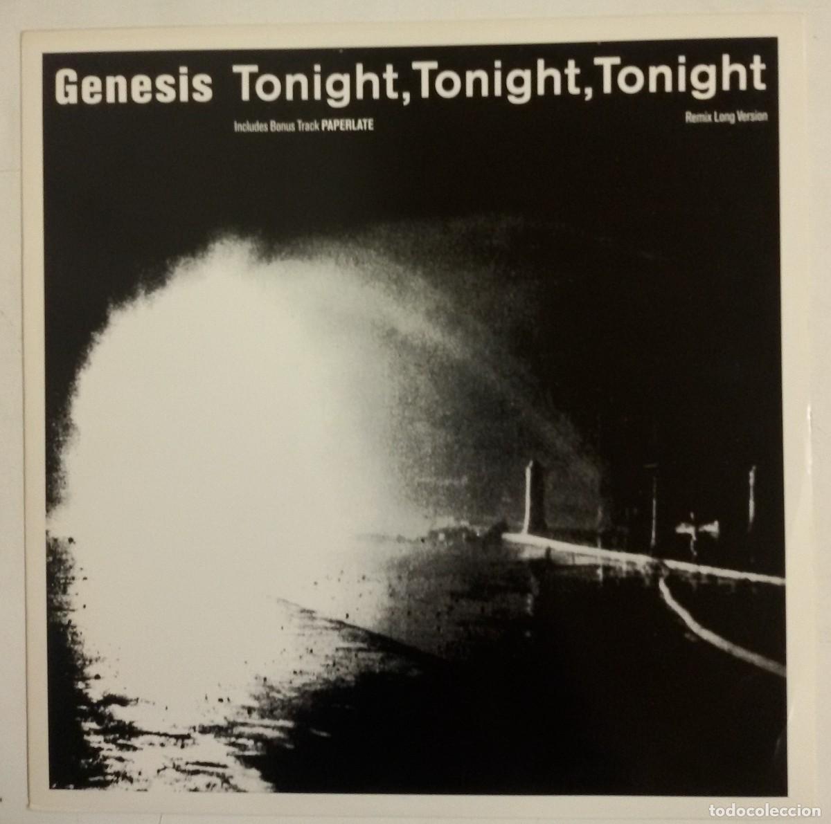 Discos de vinilo: Genesis - Tonight, Tonight, Tonight Maxisingle 12&rdquo; UK 1987 - Foto 1