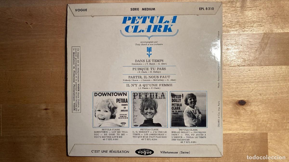 Discos de vinilo: Petula Clark &ndash; Dans Le Temps = Downtown - Foto 4