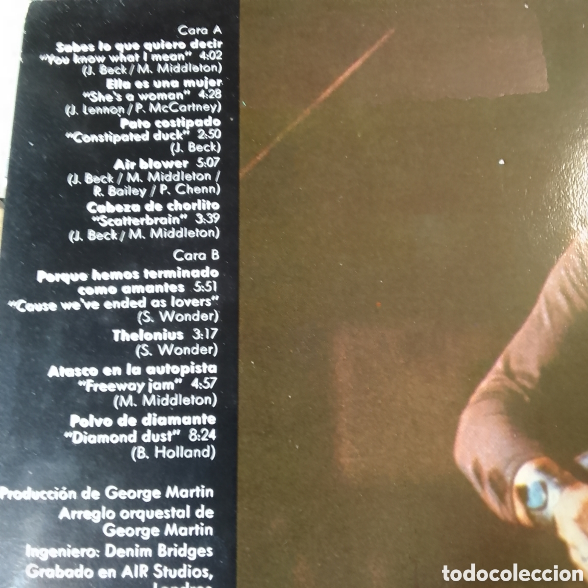 Discos de vinilo: JEFF BECK BLOW BY BLOW - Foto 3