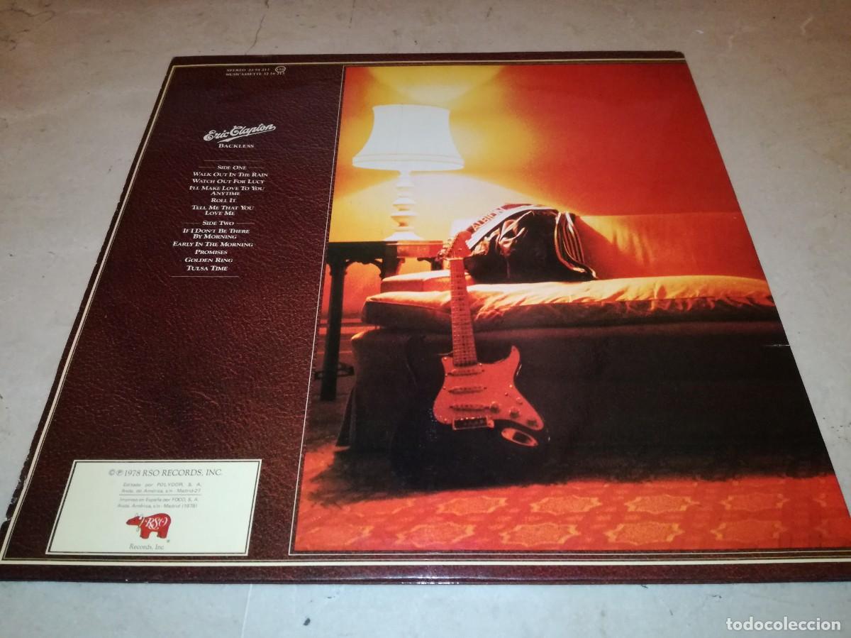 Discos de vinilo: ERIC CLAPTON-BACKLESS-GATEFOLD-ORIGINAL ESPA&Ntilde;OL 1978 - Foto 2