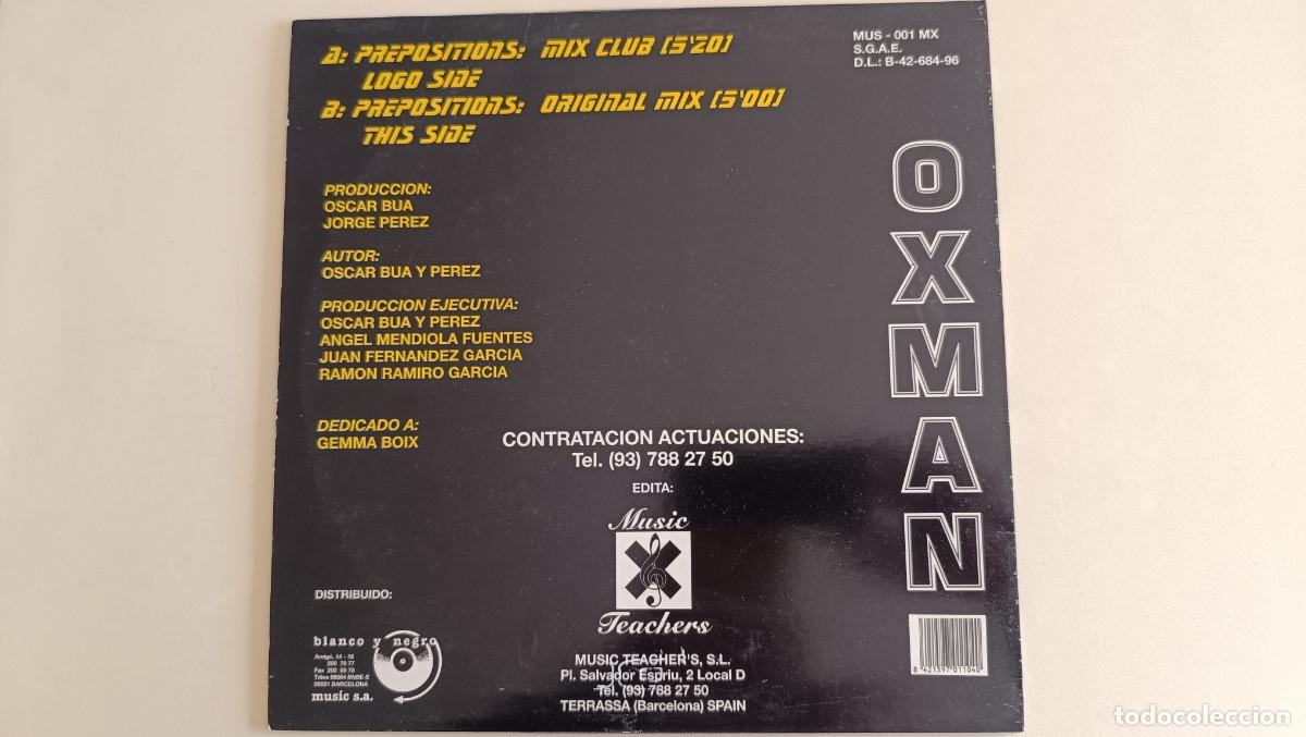 Discos de vinilo: Oxman & New Element &ndash; Prepositions - Foto 2
