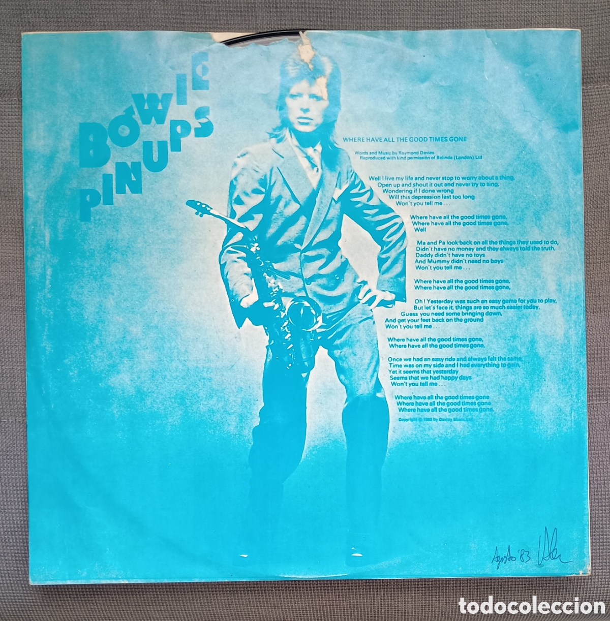 Discos de vinilo: David Bowie. Pinups. RCA. 1974. - Foto 3