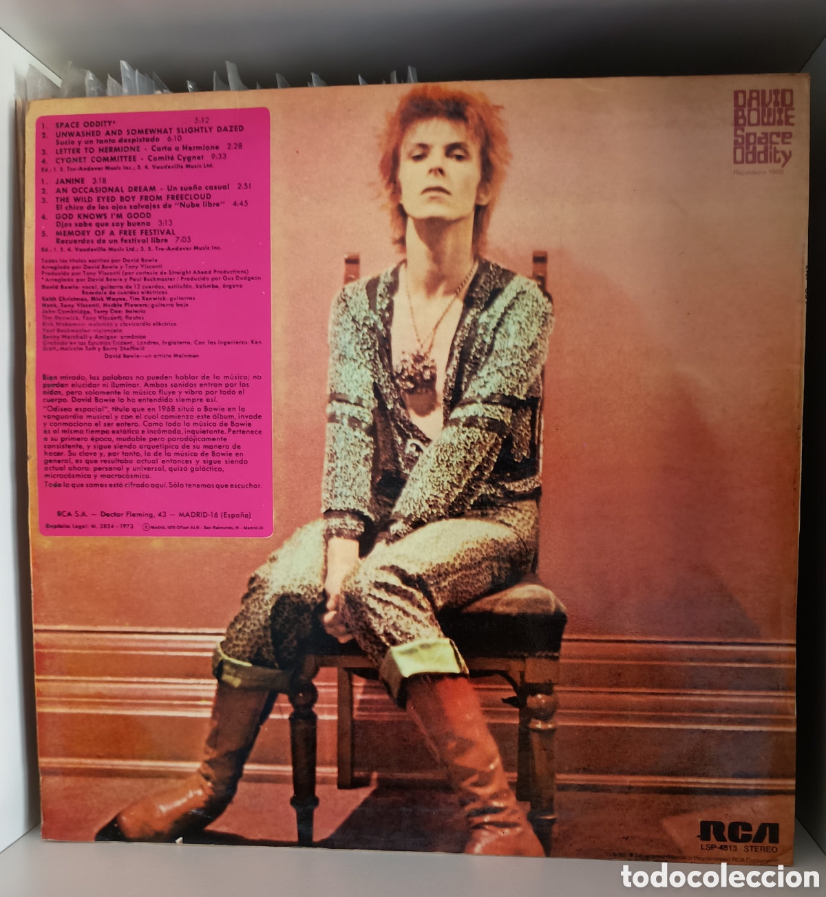 Discos de vinilo: David Bowie. Space Oddity. RCA. 1973. - Foto 2