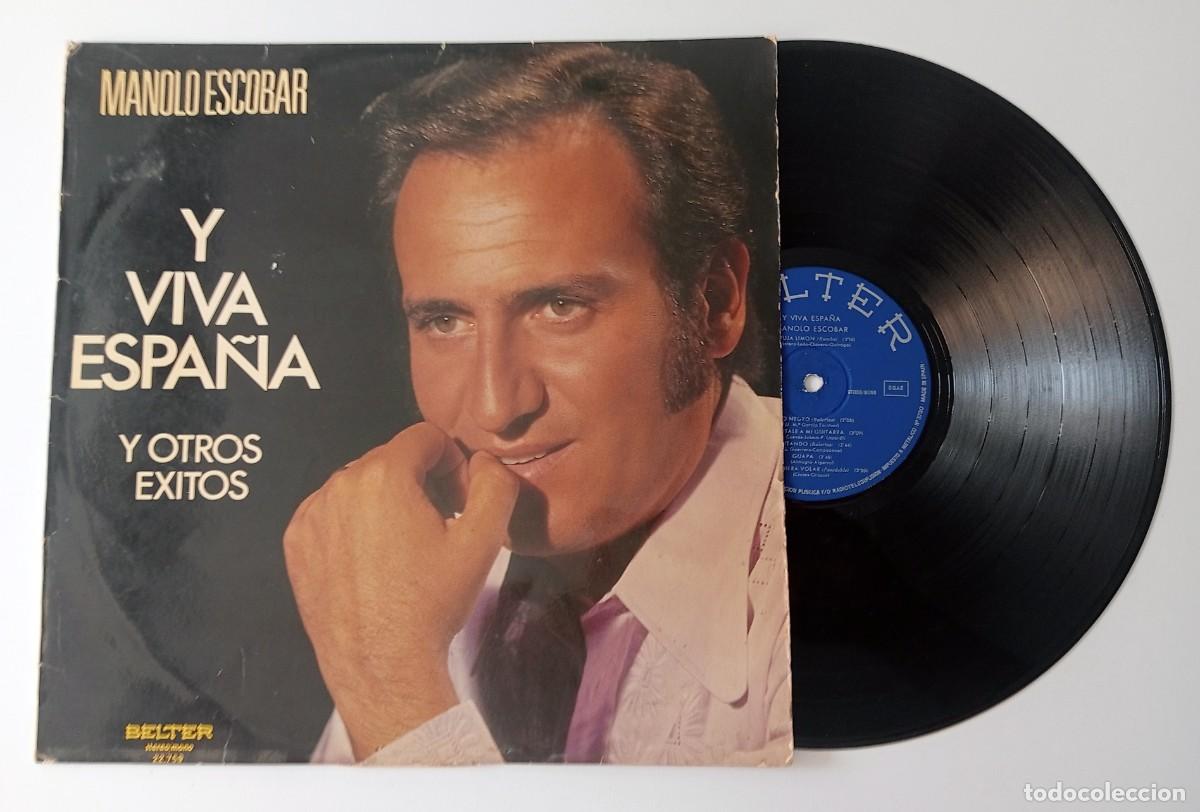 Discos de vinilo: LP MANOLO ESCOBAR - Y VIVA ESPA&Ntilde;A - Foto 1